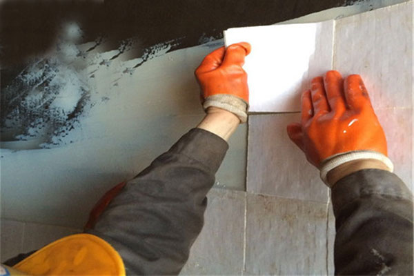 耐磨陶瓷片的施工